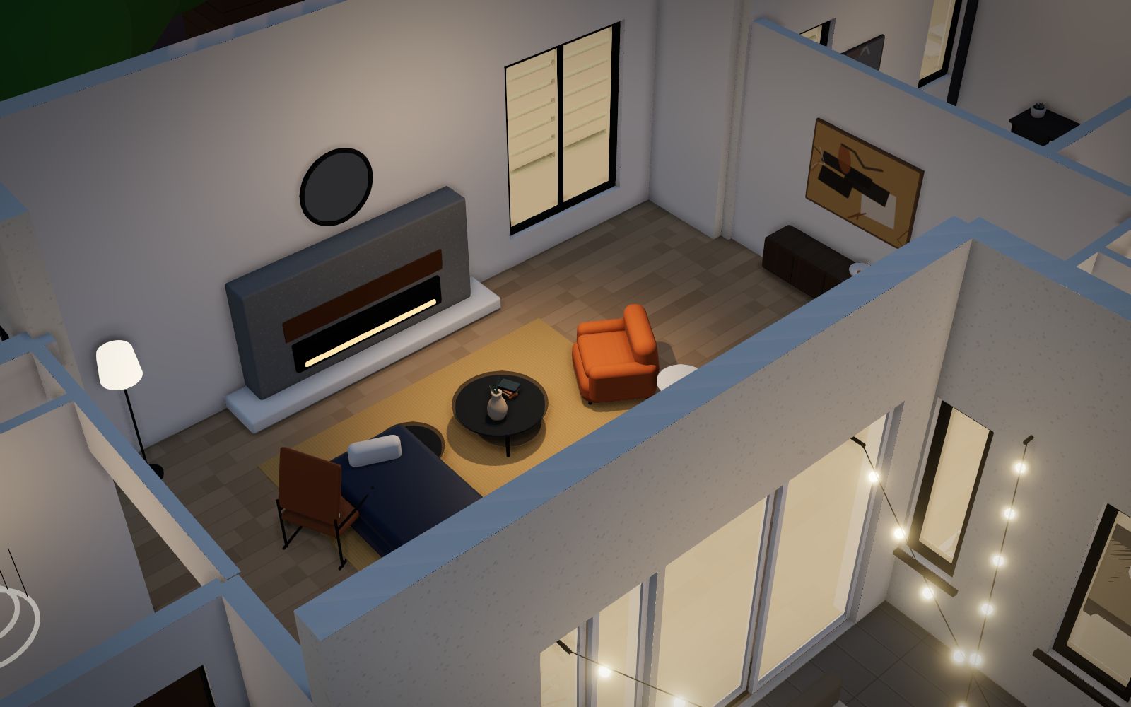 Sunny family home — render 3
