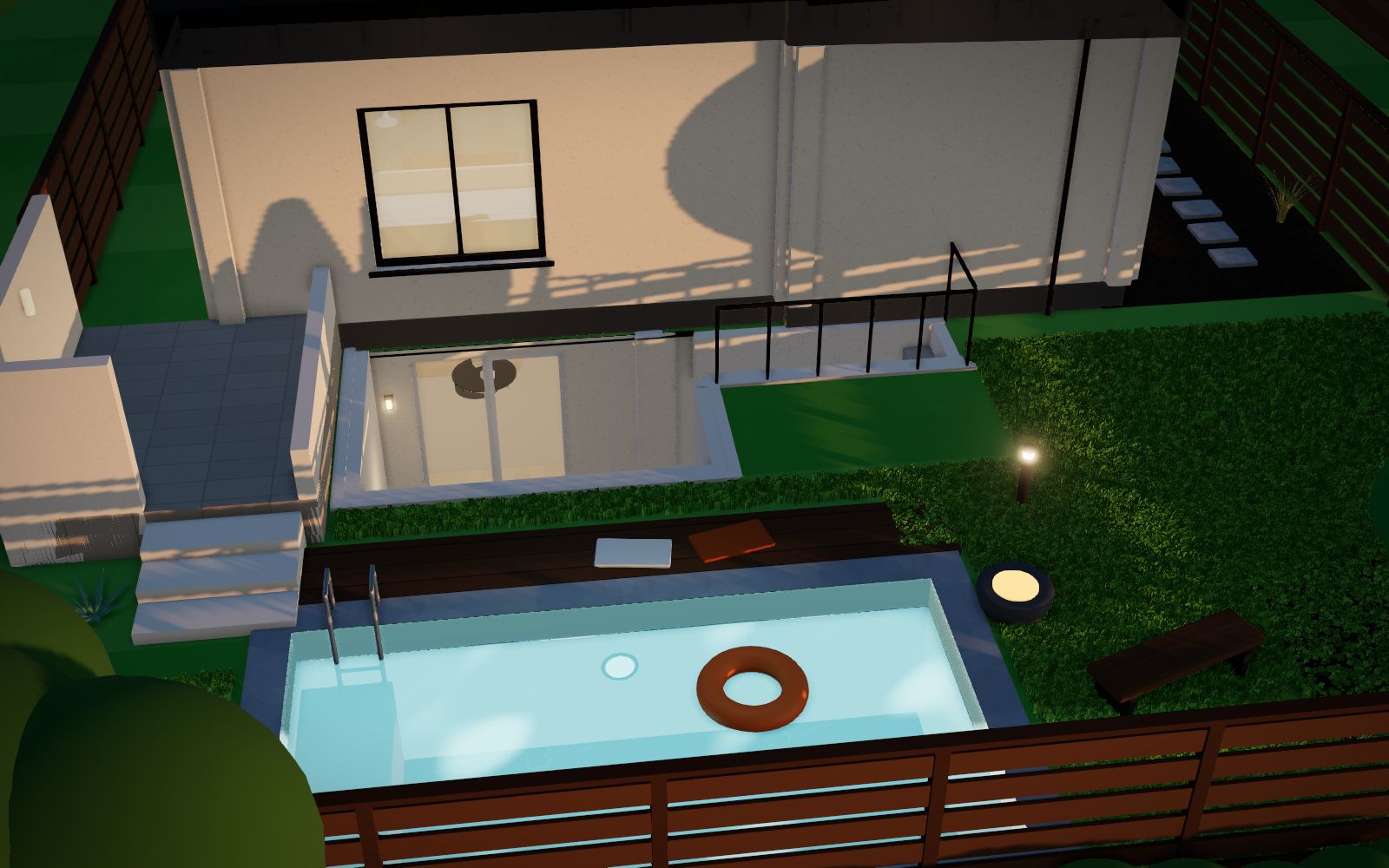 Sunny family home — render 4