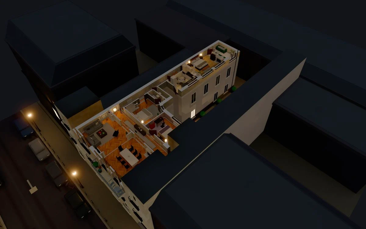 Haussmann apartment — render 3