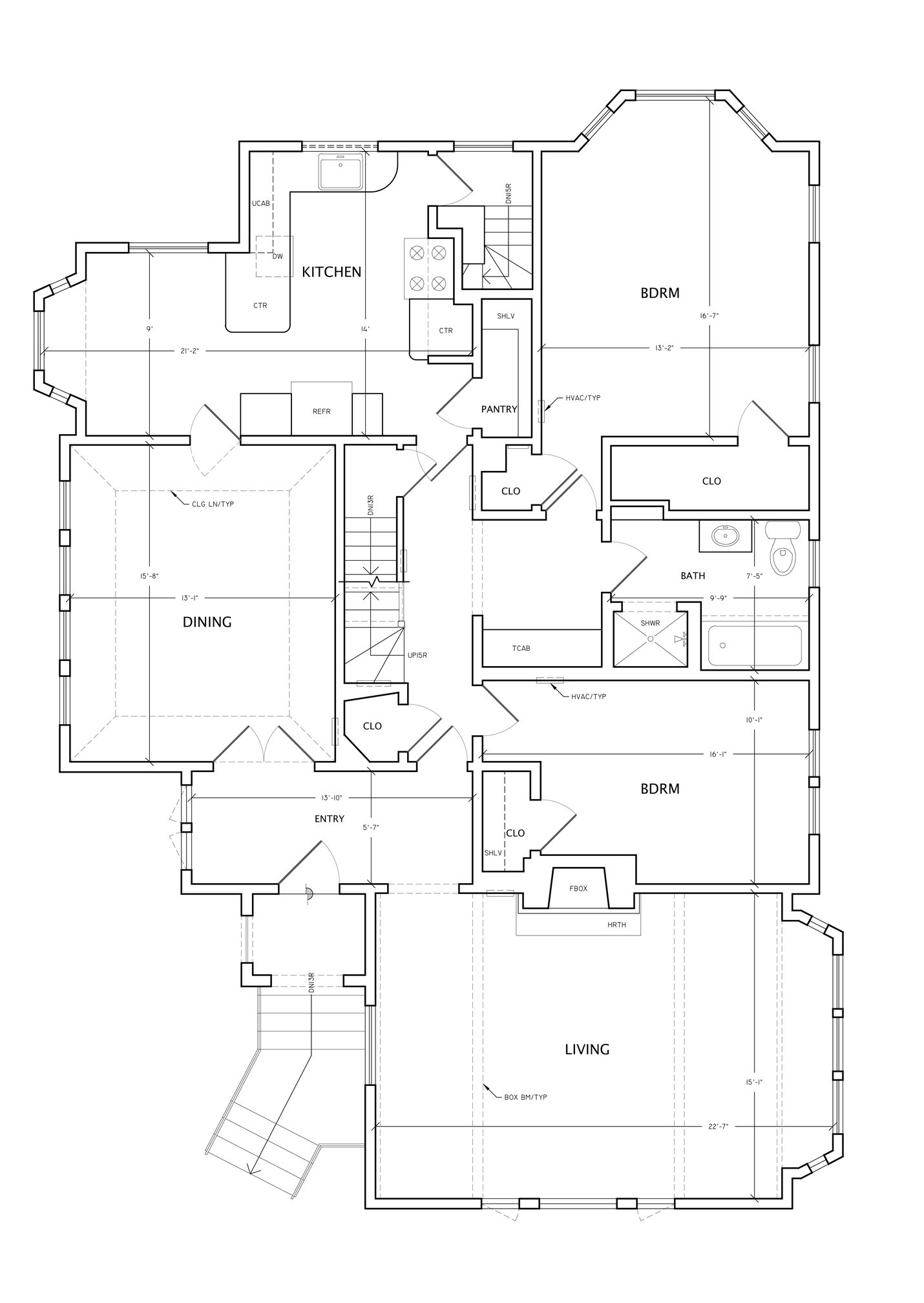 A floor plan as uploaded by the customer